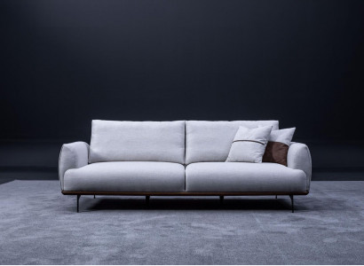 Luxus Designer Dreisitzer Textilmöbel Wohnzimmer Polstersofas Neu